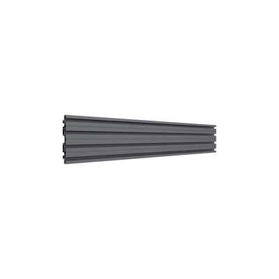 Accesorio_ Riel de Aluminio con Longitud 1000 mm |  Incluye Tapas laterales  | Compatible con estructura para Videowall | Diseño Modular